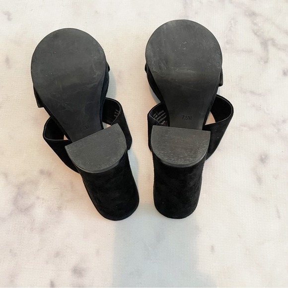 Jeffrey Campbell Adriana Suede Platform Mules - Picture 7 of 10